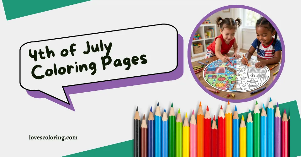 4th of July Coloring Pages