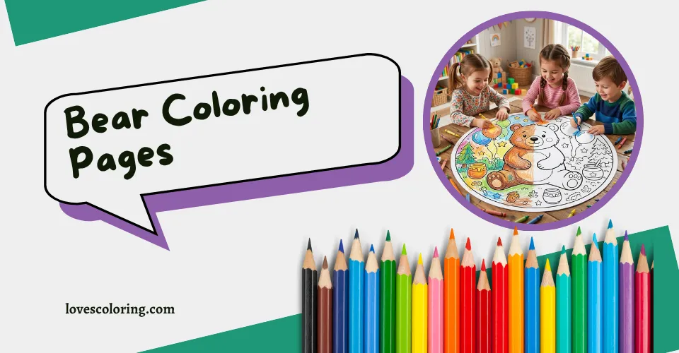 Bear Coloring Pages