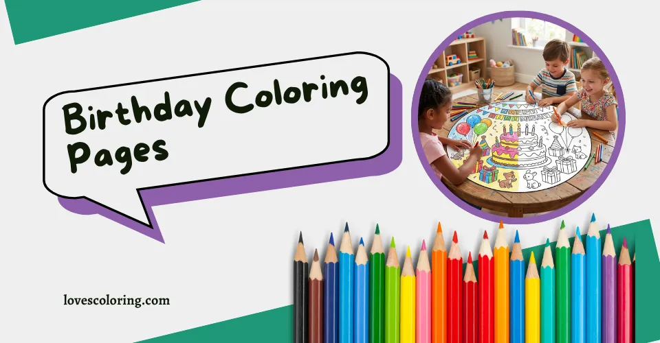 Birthday Coloring Pages