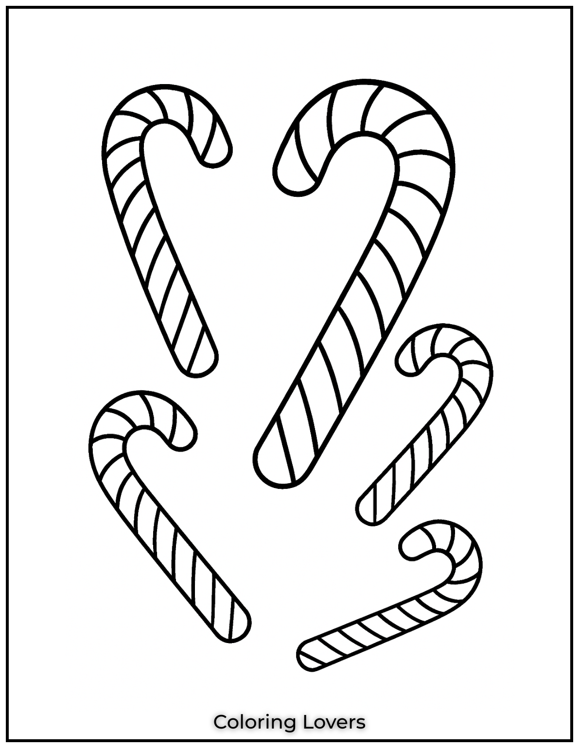 Adorable Candy Coloring Pages Enjoy Free Pages 5 Candy canes have been a holiday favorite for centuries. Their classic stripes make them so fun to color