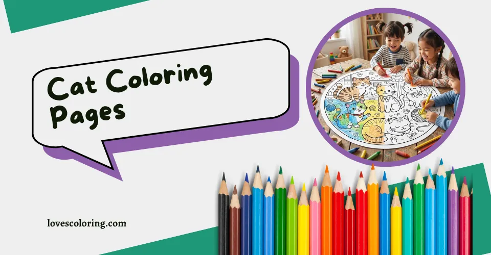 Cat Coloring Pages
