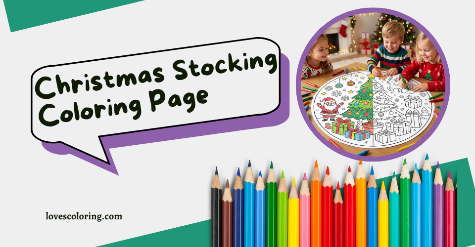 Christmas Stocking Coloring Pages