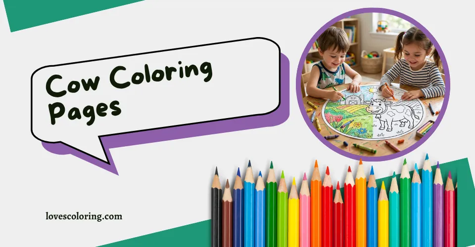 Cow Coloring Pages