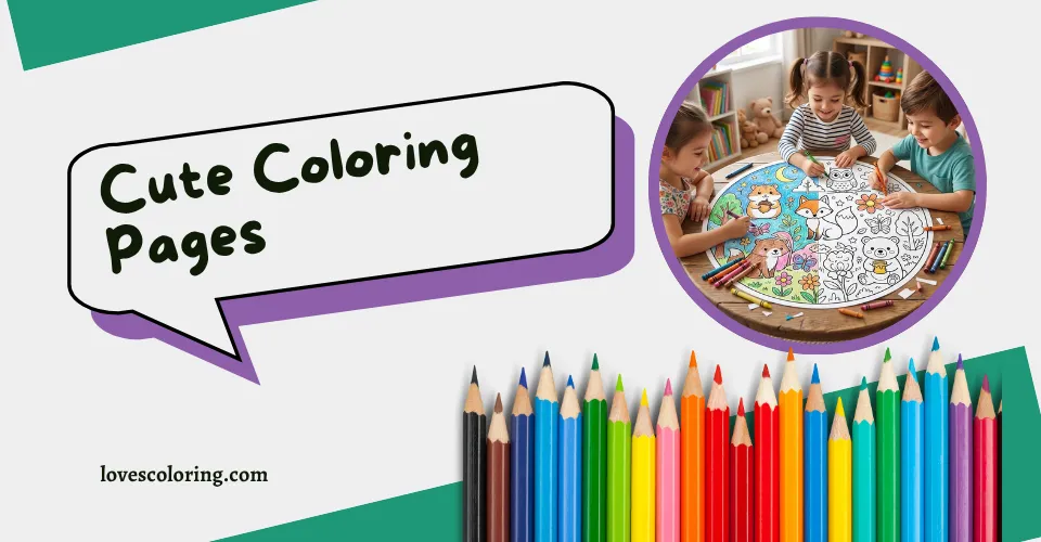 Cute Coloring Pages