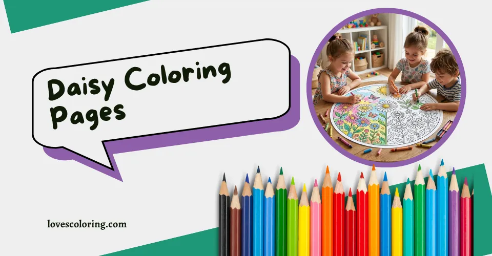 Daisy Coloring Pages
