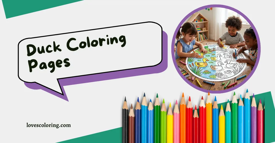 Duck Coloring Pages