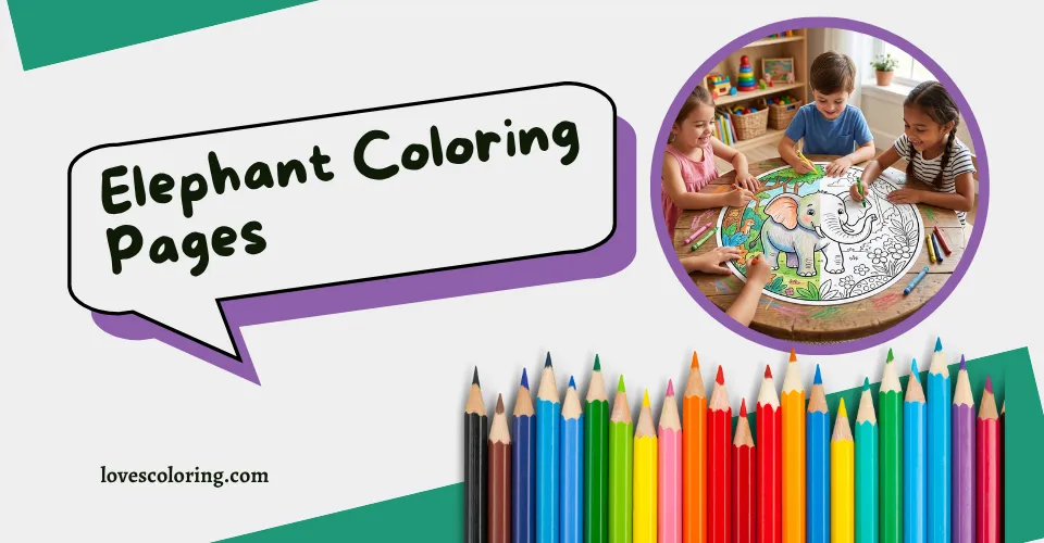 Elephant Coloring Pages