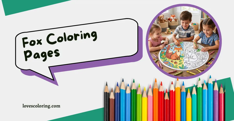 Fox Coloring Pages