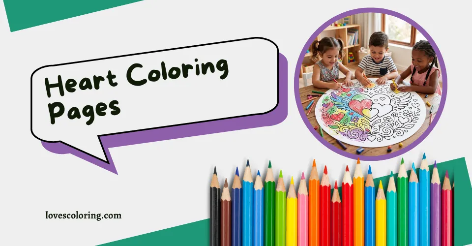 Heart Coloring Pages