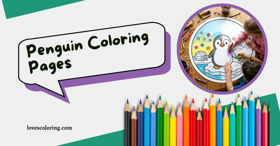 Penguin Coloring Pages