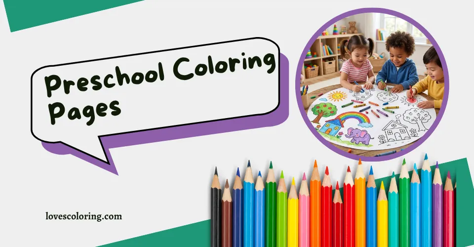 Preschool Coloring Pages