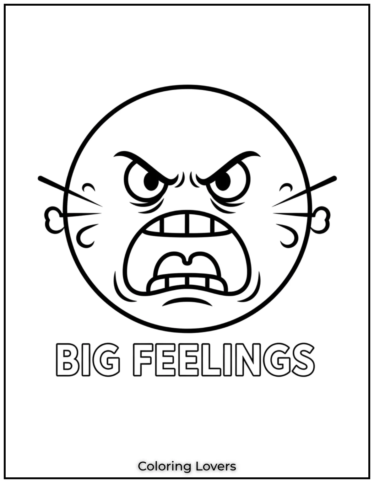 A fierce little face full of frustration A creative way to help kids recognize and talk about big feelings