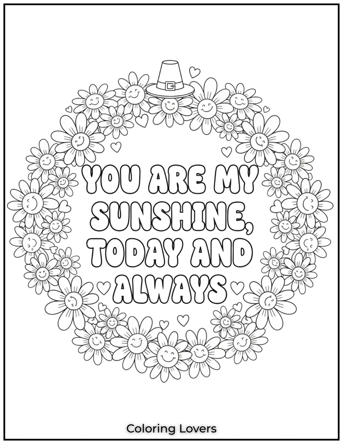 The daisies with You are My Sunshine Today and Always spread cheer and happiness. A perfect pick for a joyful Valentines message