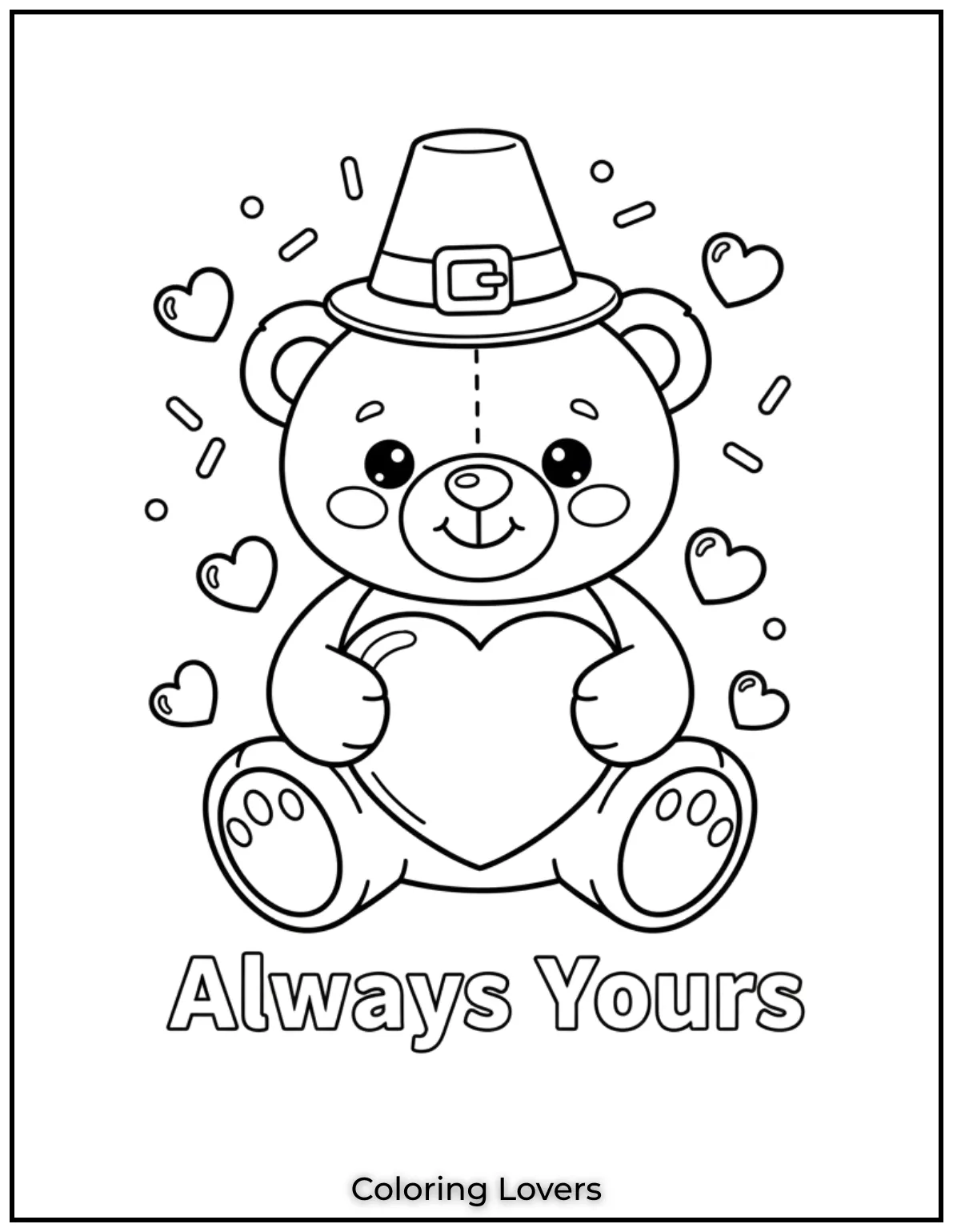 This cuddly teddy bear holding a heart reminds someone special with its loving note Always Yours