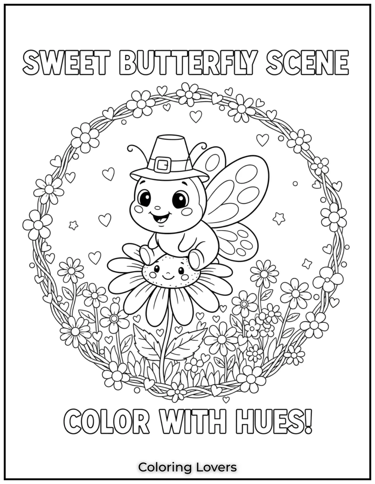 A sweet baby butterfly sitting on a flower waiting for you to fill its world with soft vibrant hues 4