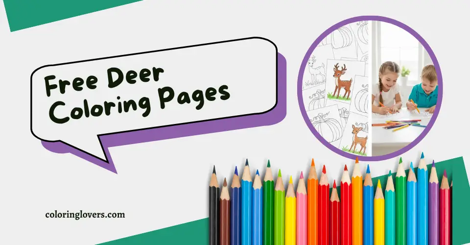 Deer Coloring Pages