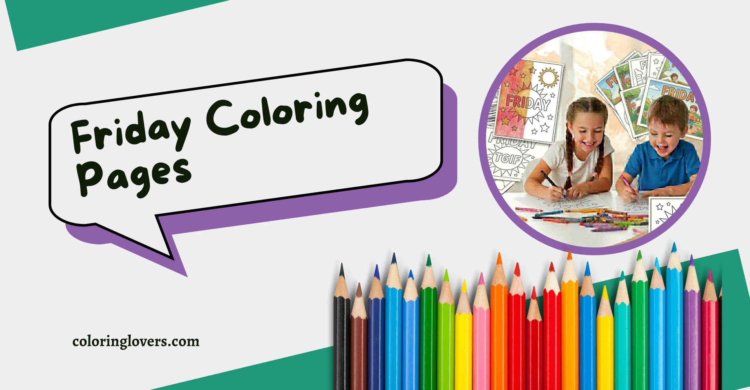 Friday Coloring Pages: Free Printable Fun & Relaxing Sheets 3 Friday Coloring Page