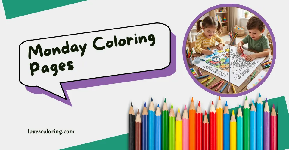 Monday Coloring Pages
