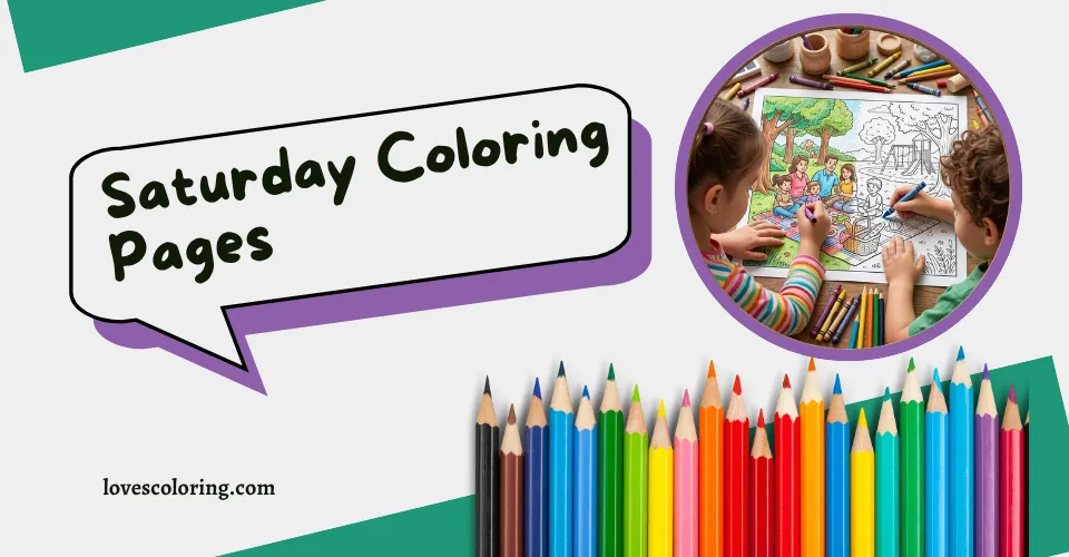 Saturday Coloring Pages