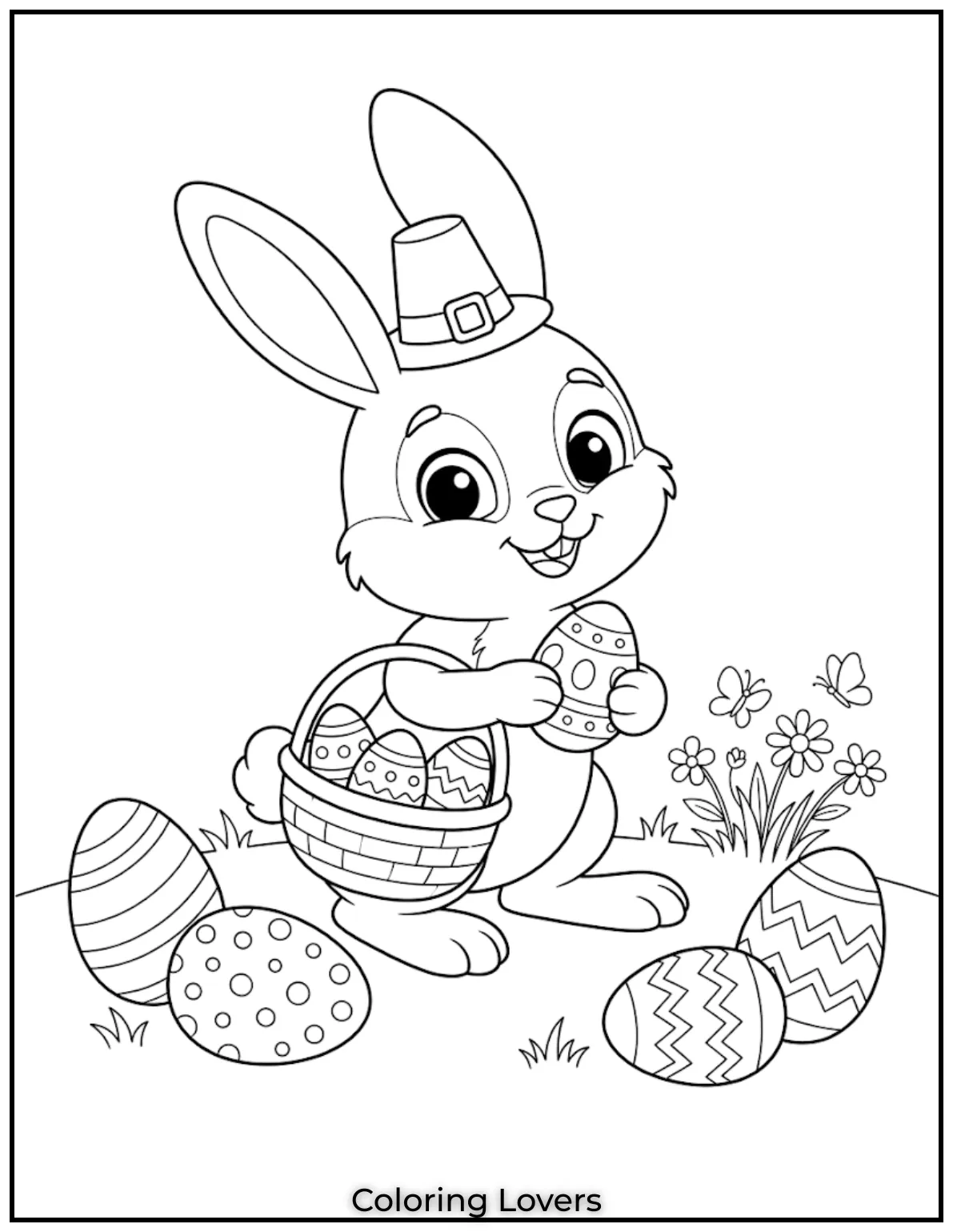 Bunny Chaos TimeThese pages bring bunny chaos where kids laugh, color fast, and enjoy every silly moment.