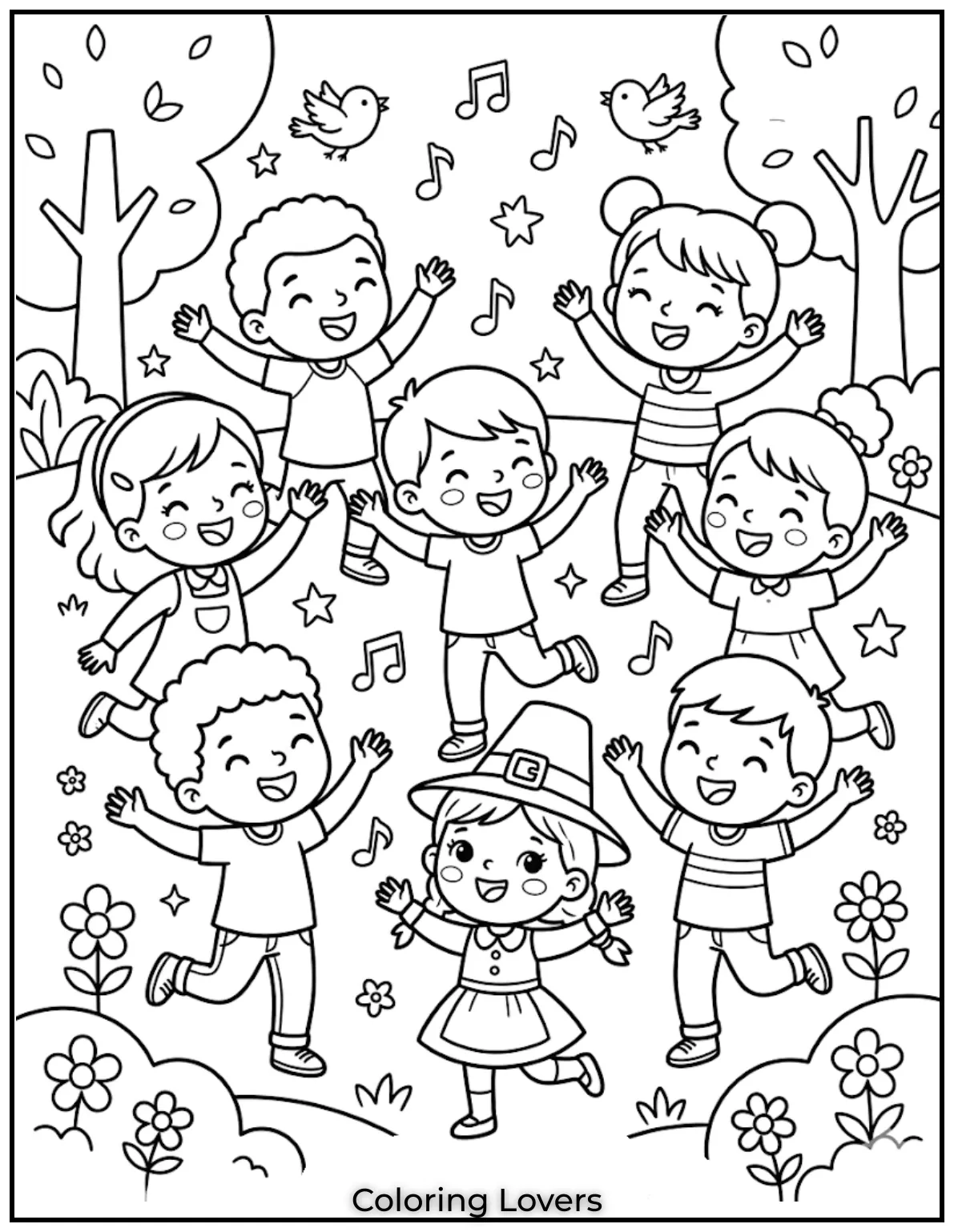 New Life JoyNature and flowers show new life, helping kids see happy meaning through colorful scenes.
