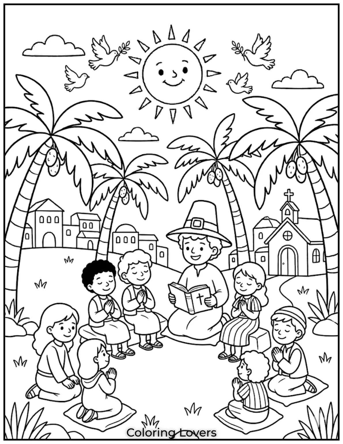 Story Coloring TimeBible stories feel alive when kids color scenes instead of just sitting quietly and listening.
