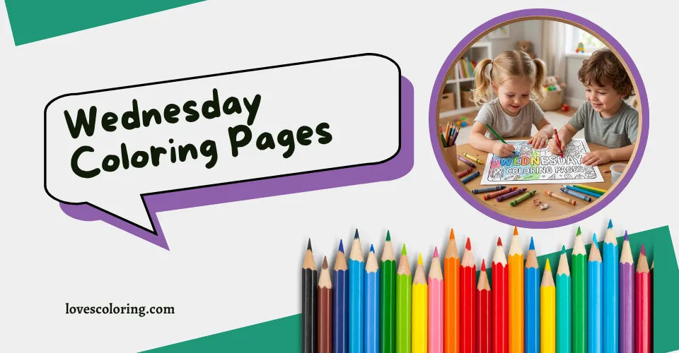 Wednesday Coloring Pages