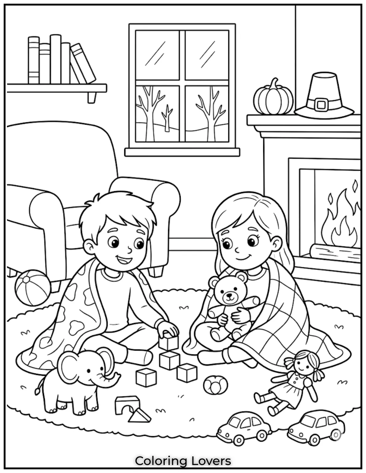 Tuesday Coloring Pages: Fun, Easy & Free Printable's 25 Indoor Tuesday coloring pages provide fun activities for kids staying at home during free time.
