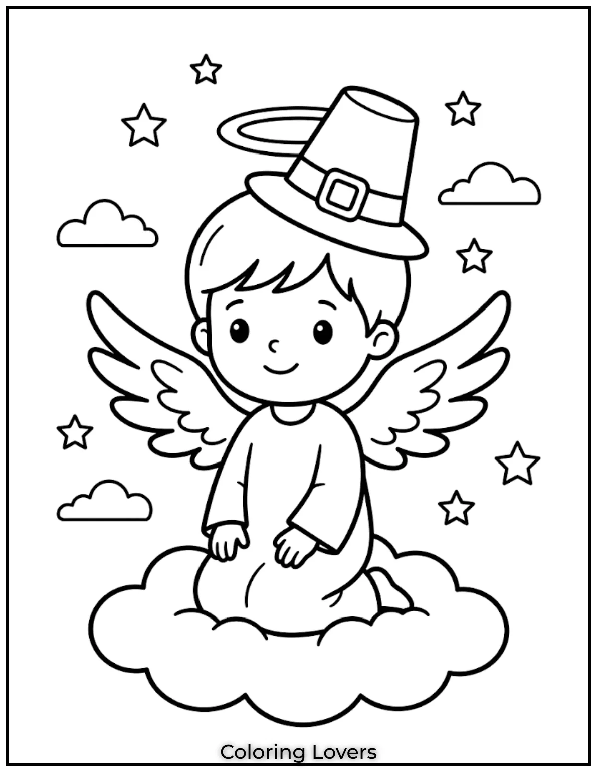 Angel Light ScenesSoft angels bring peaceful smiles, making coloring feel magical, calm, and full of gentle happiness.