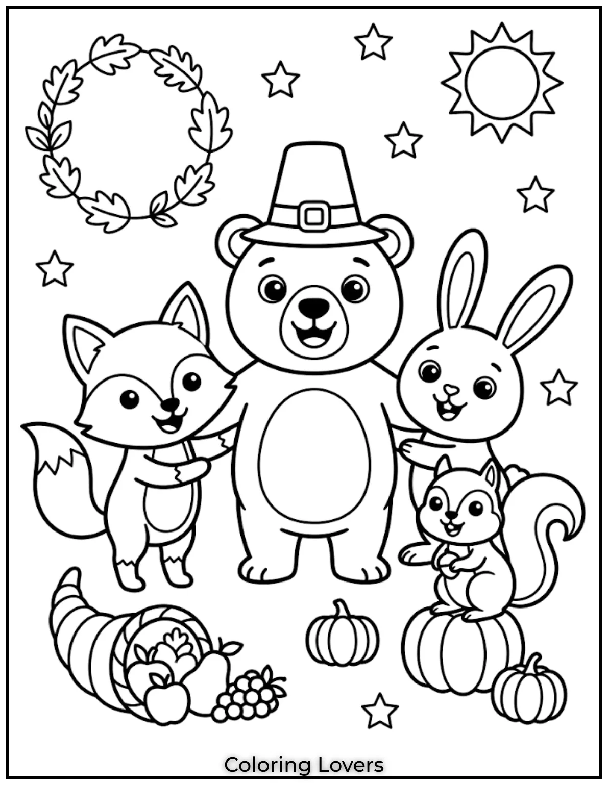 Easy Animal DrawingsCute animals make coloring super easy, so kids relax, smile, and enjoy a calm Saturday break.