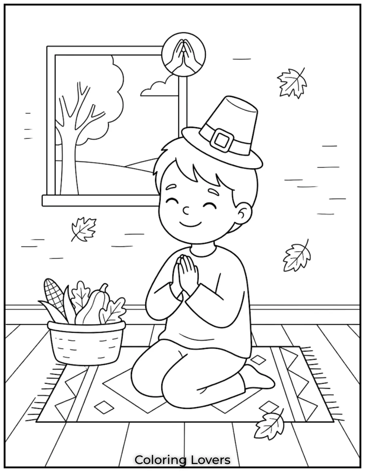 Peaceful Prayer MomentsKids quietly color peaceful scenes, learning calm feelings while enjoying a slow and meaningful Saturday.