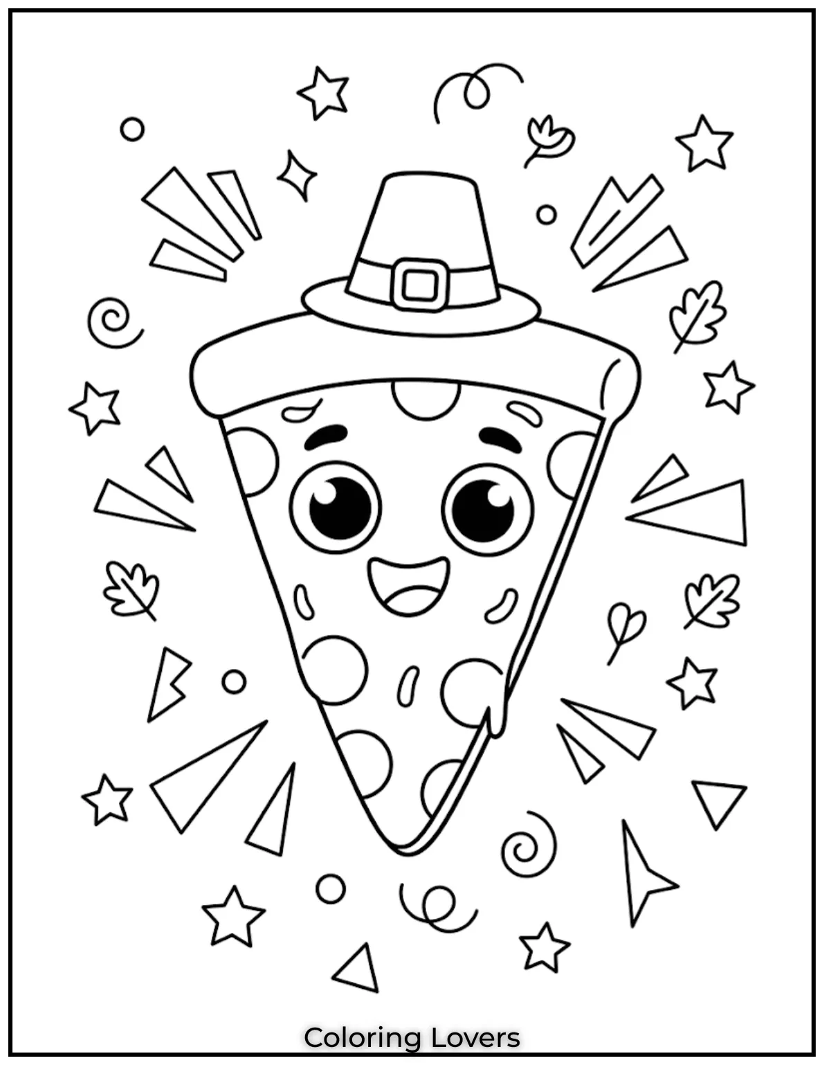 Pizza Coloring Pages