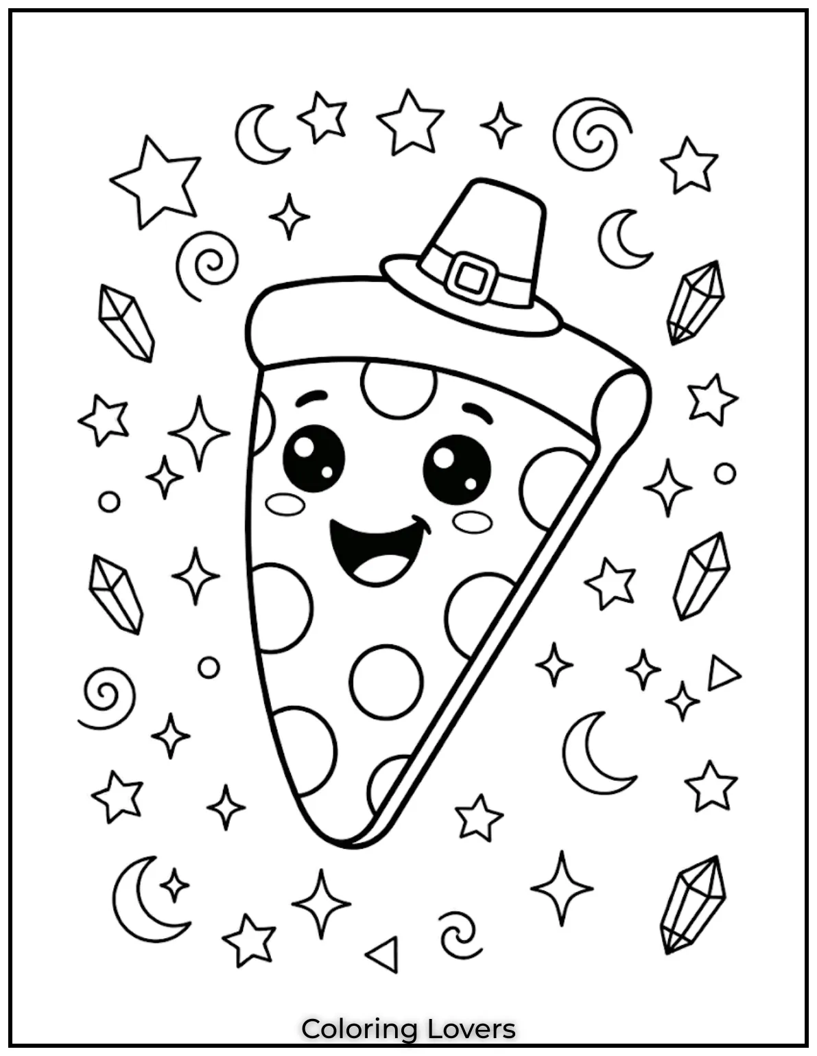 Pizza Coloring Pages