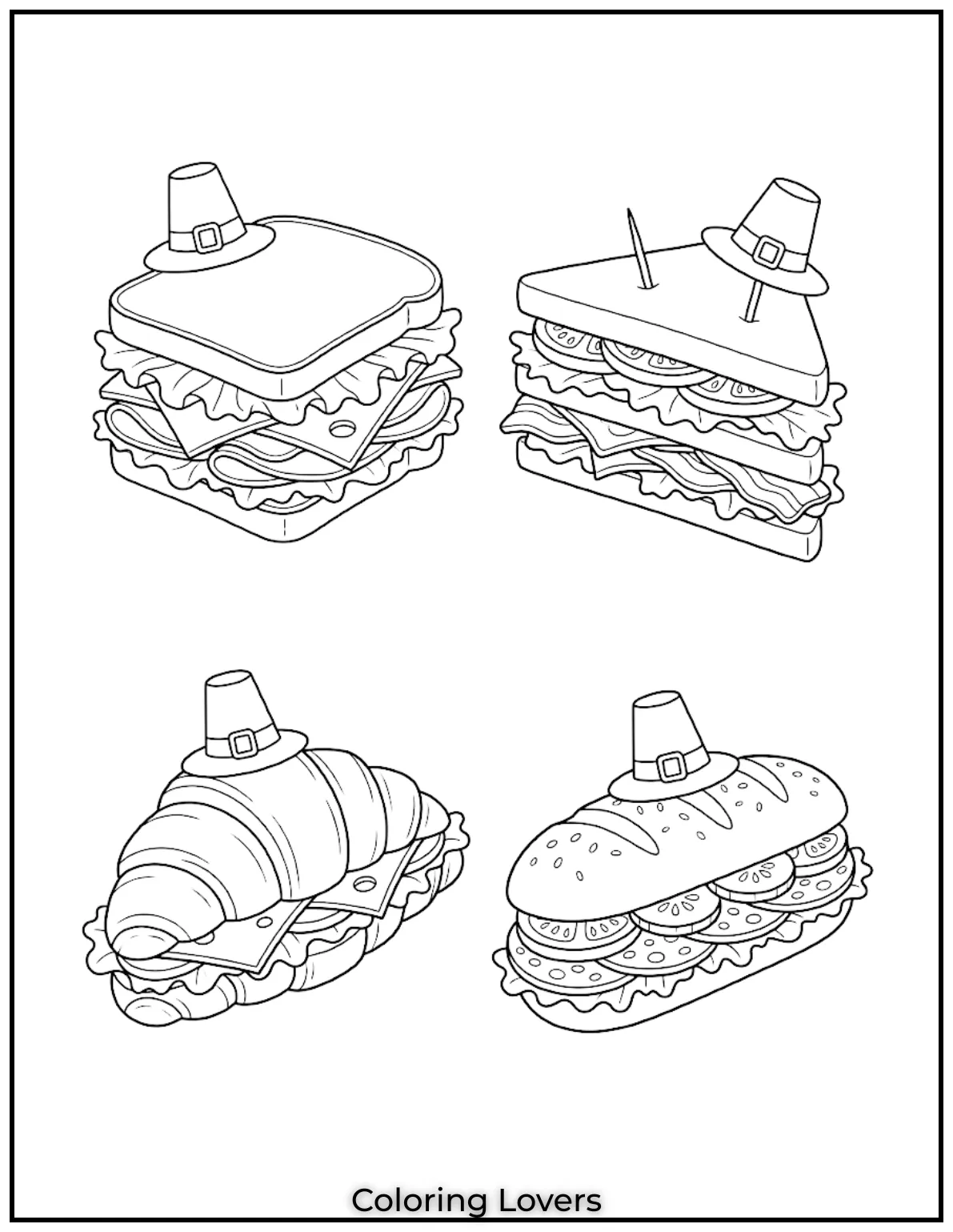 Teachers use sandwich coloring pages creating engaging classroom activities filled with creativity, laughter, and artistic learning today.
