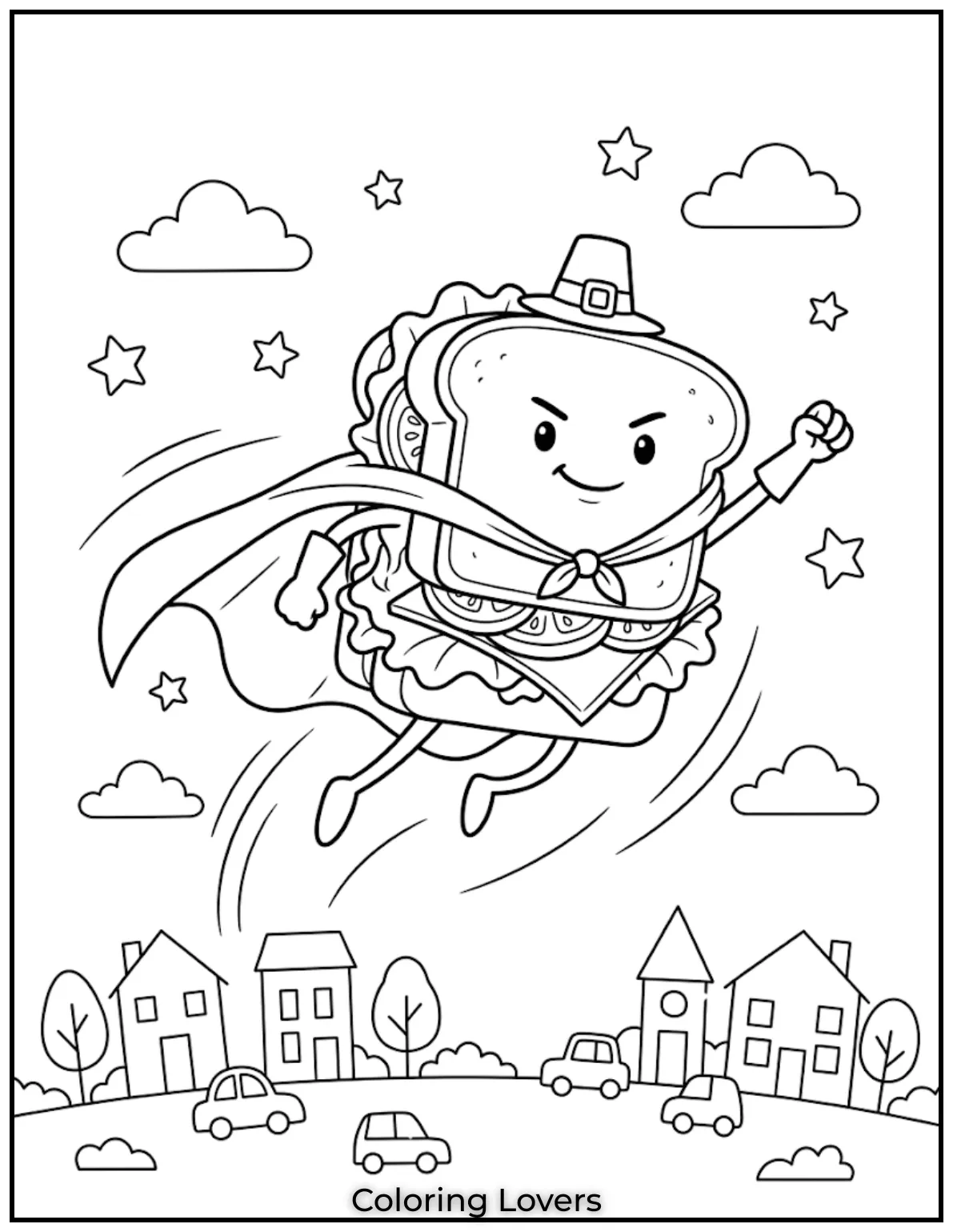 Superhero sandwiches save lunchtime boredom while inspiring kids through exciting coloring adventures packed with silly action today.