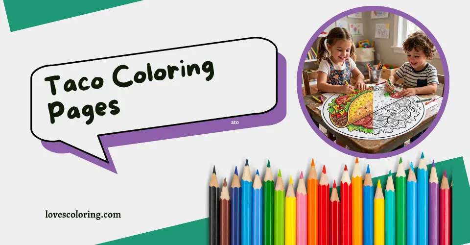 Taco Coloring Pages