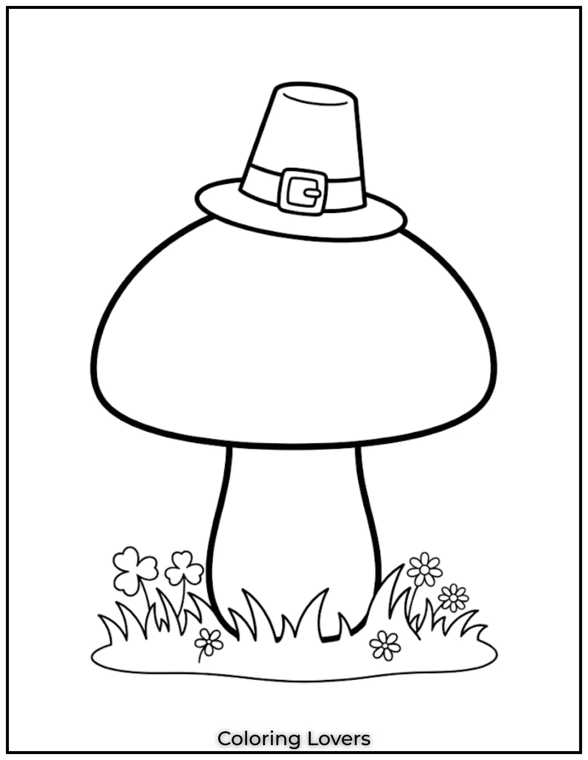 Traditional mushroom designs offer clean shapes, making every coloring activity comfortable, enjoyable, and suitable for all skill levels.