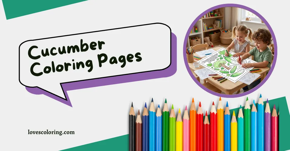 Cucumber Coloring Pages