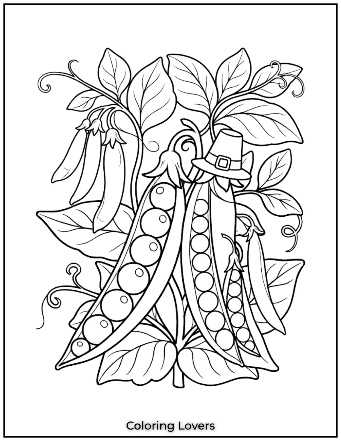 Garden Pod Coloring Page