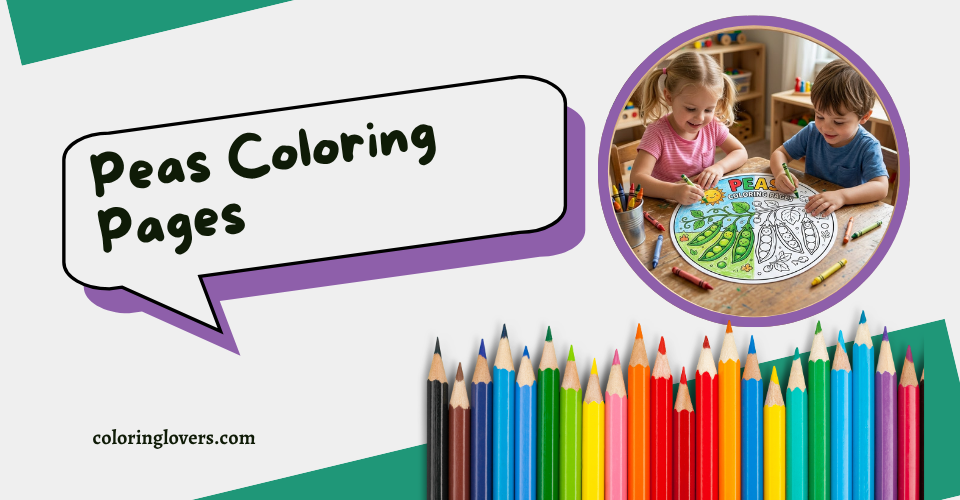 Peas Coloring Pages