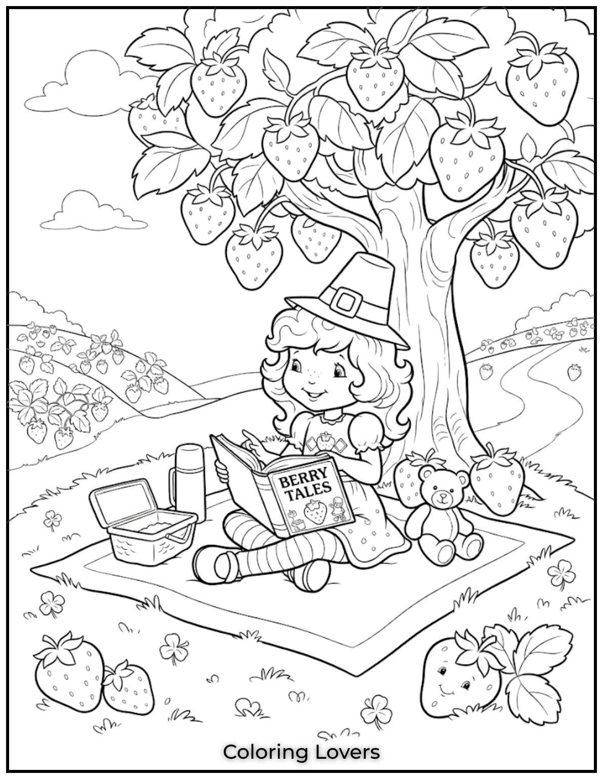 Amazing Strawberry Coloring Pages You'll Love Today 8 Reading Strawberry Coloring Page