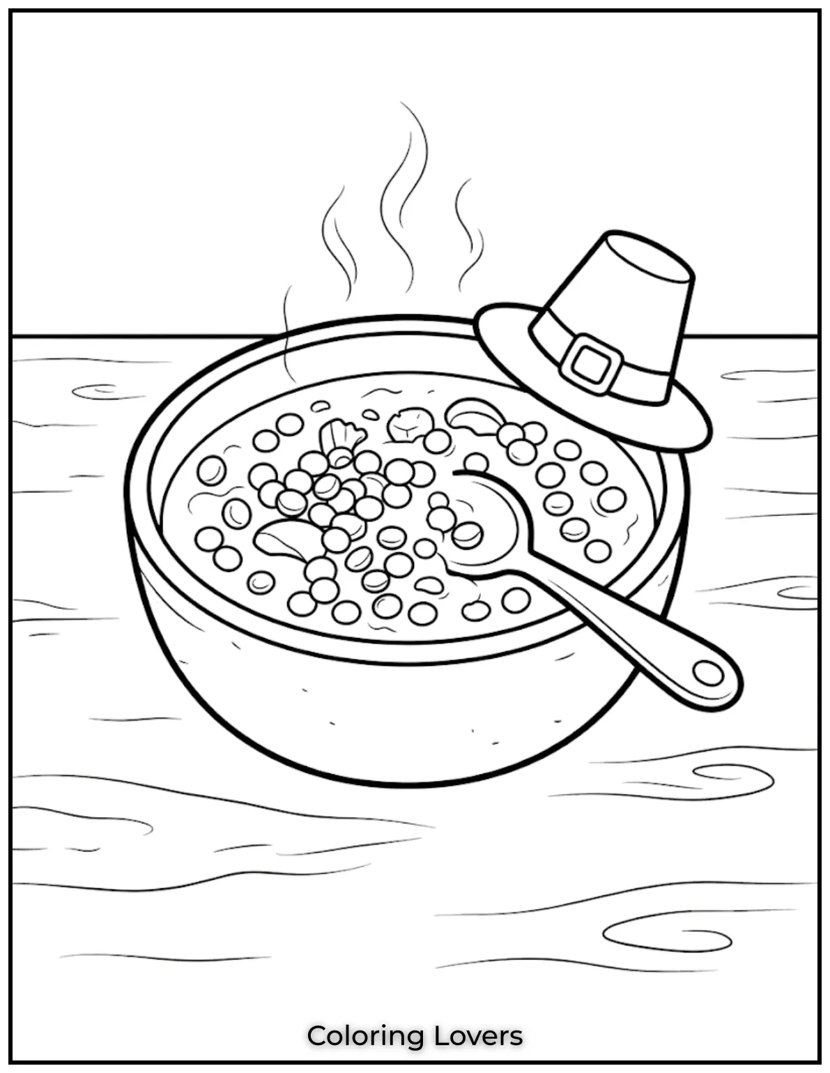 Split Pea Soup Coloring Page