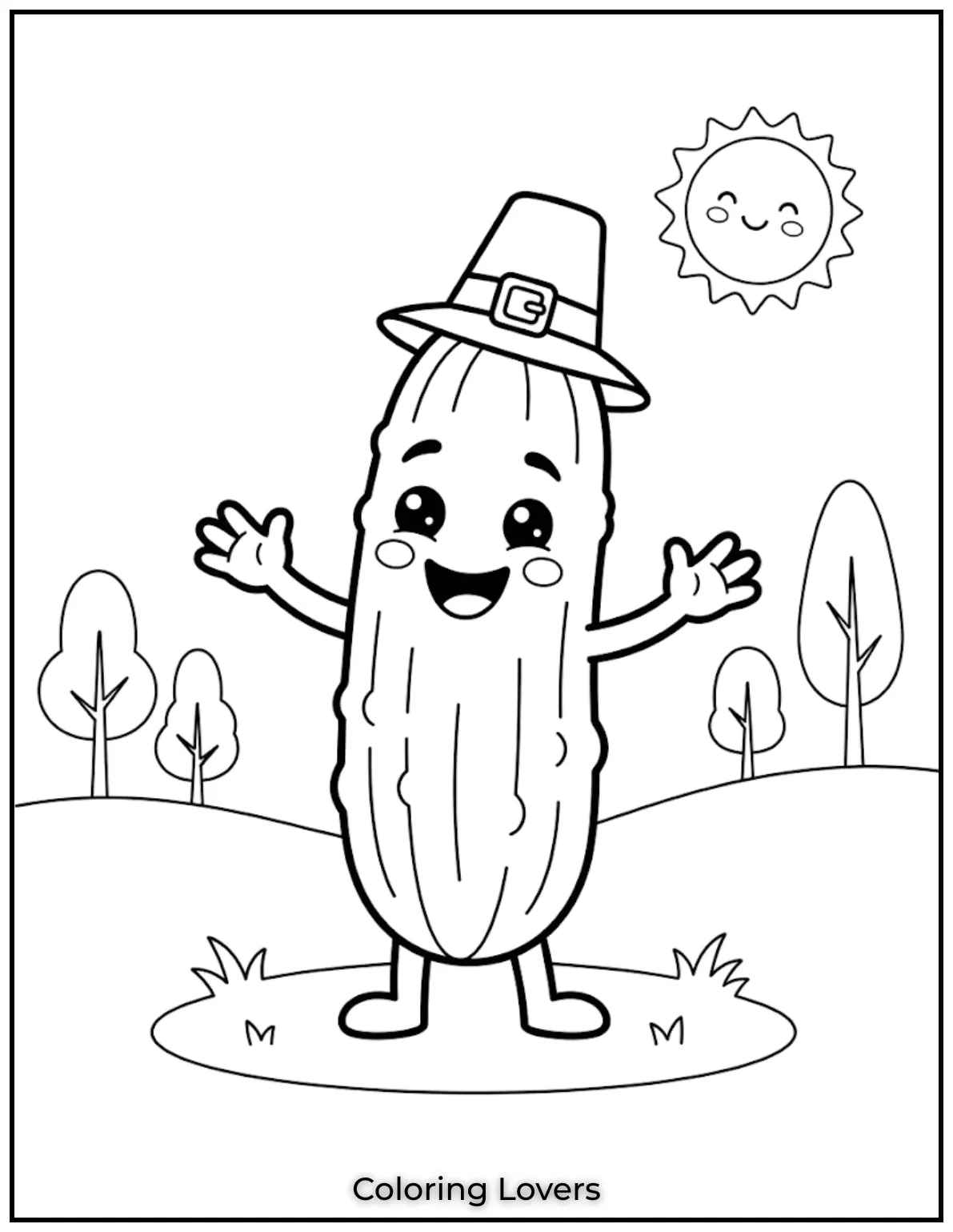 Larry greets everyone with friendly waves, joyful expressions, and clean outlines that stay simple for every coloring enthusiast.