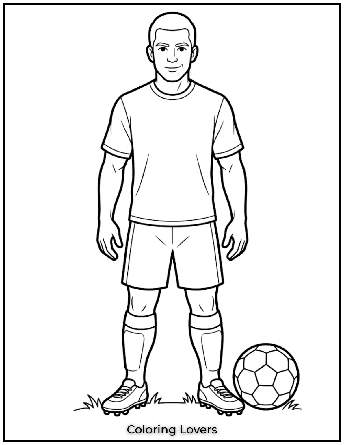 Soccer Coloring Pages 25 Premier League Player Coloring Page